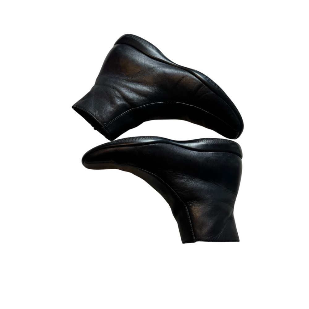 PRADA Black Leather Women's Boots Booties 36.5 - 6.5 - Calzature Donna IN BOX - Picture 8 of 16